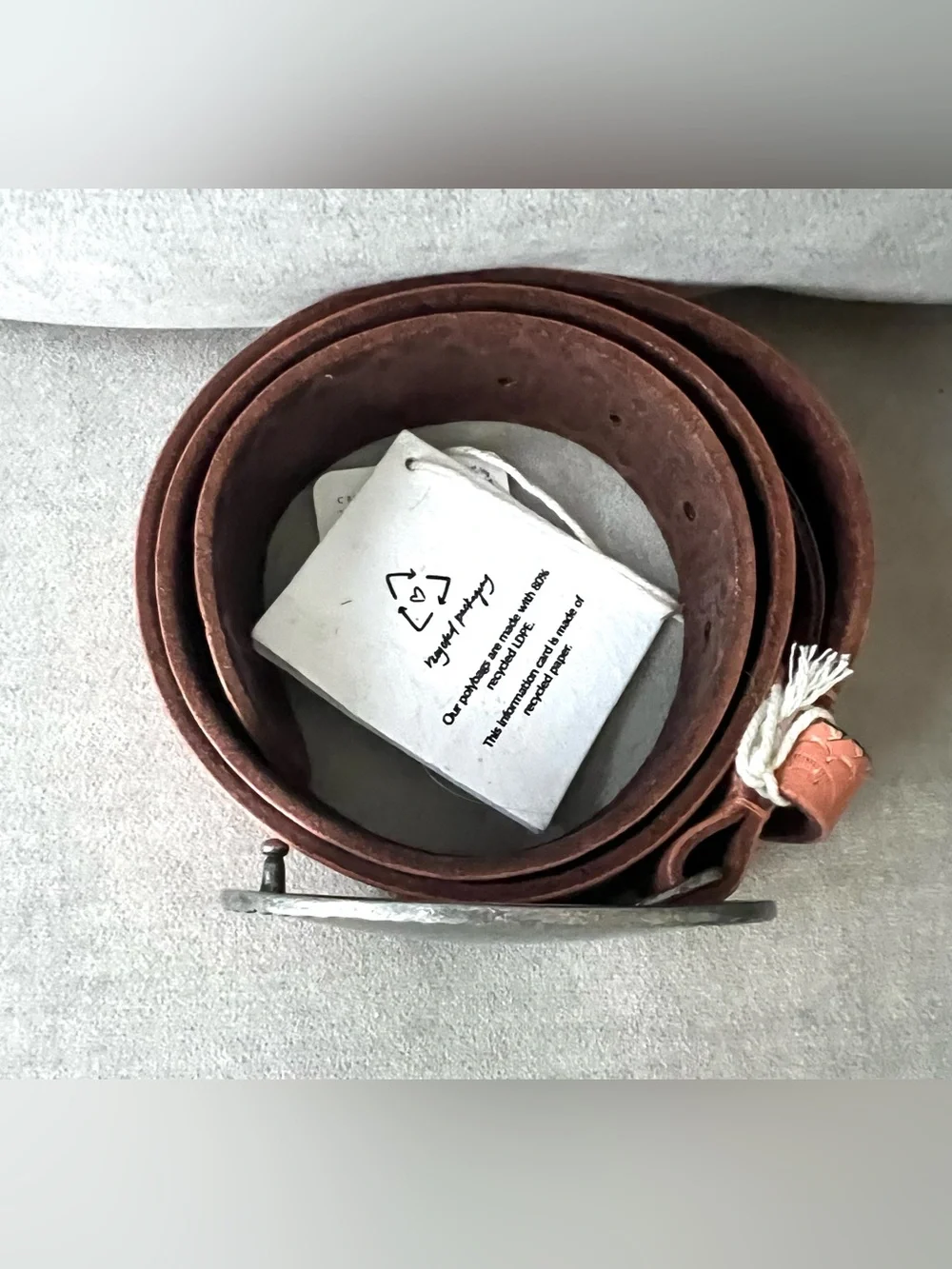 Free People Duke Concho Belt in Peachie Pie Size S/M NWT